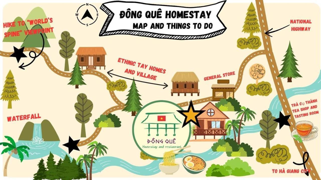 Dong Que Homestay Ha Giang Bagian luar foto